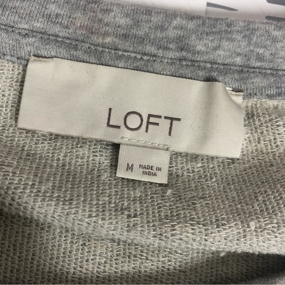 LOFT sweatshirt gray color - Picture 2 of 8